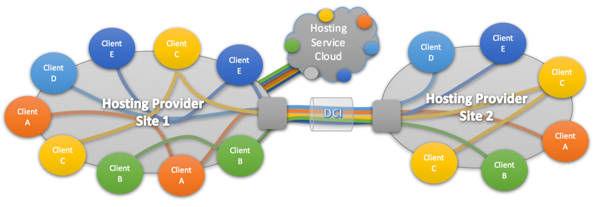 Figure-1 hosting service provider with service cloud