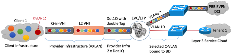 Figure19: Extending-the-c-vlan-to-l2-vpn-and-l3-vpn-via-the-bridge-domain